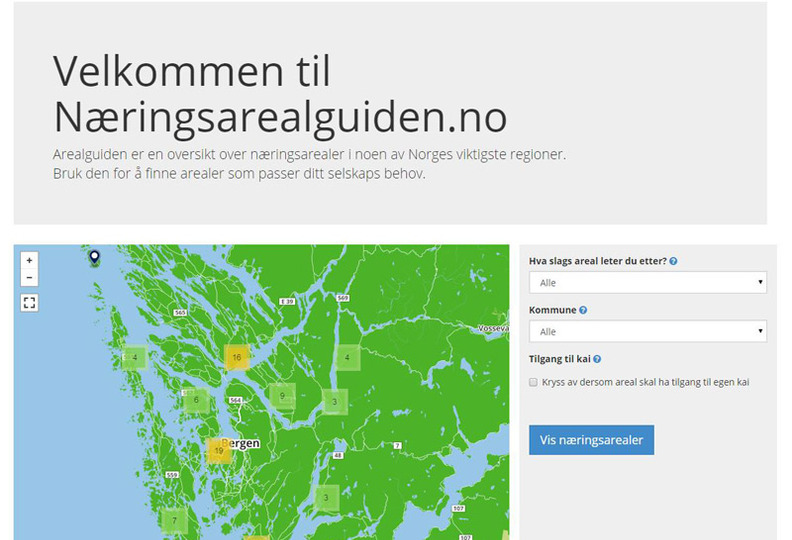Finn ledige næringstomter