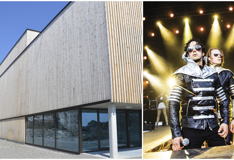 Ylvis: - Helt topp å åpne Hjeltefjorden Arena