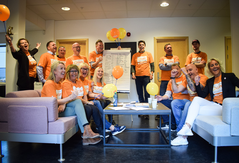 Gav 140 000 kroner på to timar