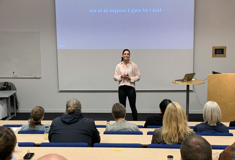 – Oi, dette var eit bra foredrag!