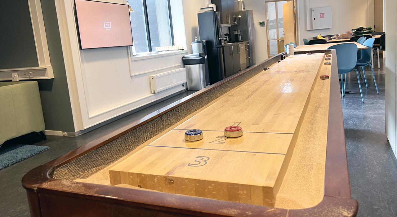 Shuffleboardet i Gründerparken