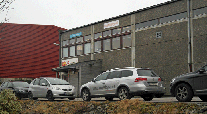 ÅGOTNES-KONTOR: Bemanningsbyraaets kontor ligger på Bleivassvegen 1 på Ågotnes.