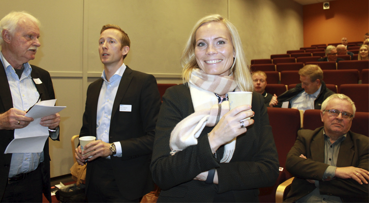 Christine Haugstvedt Downing, advokat i Deloitte, snakket om omstilling og tilpasning i eiendom på Oktobertreffet. 