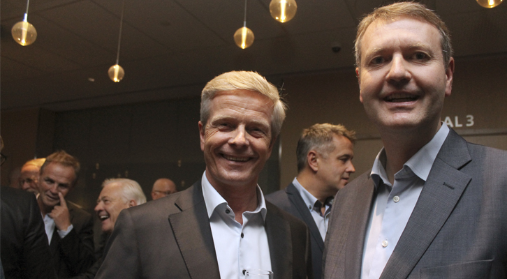 Gert Christian Strindberg og Sturle Bergaas.
