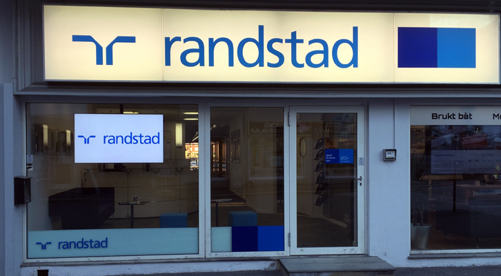 BERGENS-KONTORET: Bemanningsbyrået Proffice har endret navn til Randstad. Dette er Randstad-kontoret i C. Sundts gate 1.