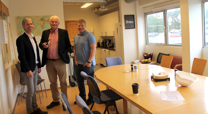 TRE MØTEROM: Den potensielle Gründerparken har 12 til 15 kontor, to mindre møterom og et stort konferanserom.