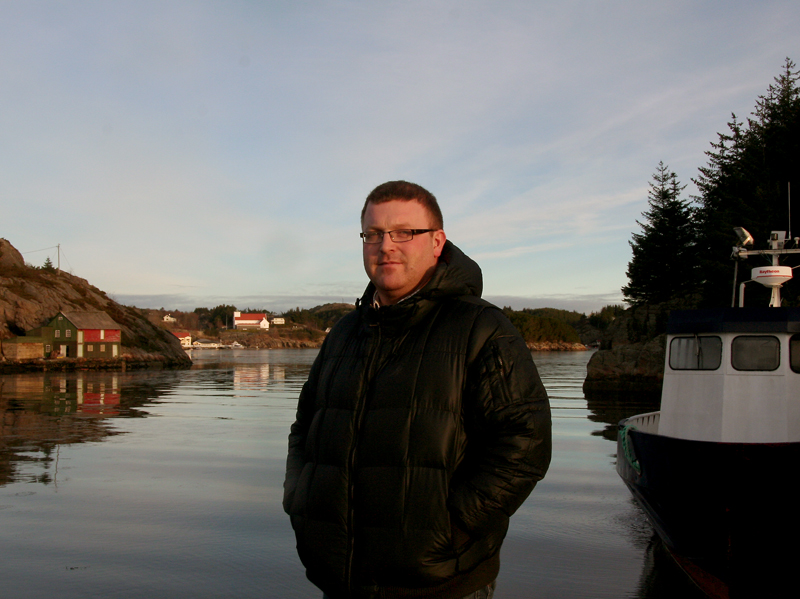 Øyvind Blom, dagleg leder i Blom Fiskeoppdrett AS, orienterte om Blom Biometis, en teknologi som muliggjør oppsamling av oppdrettsslam. Målet vårt er å skape arbeidsplasser i den nye storkommunen.