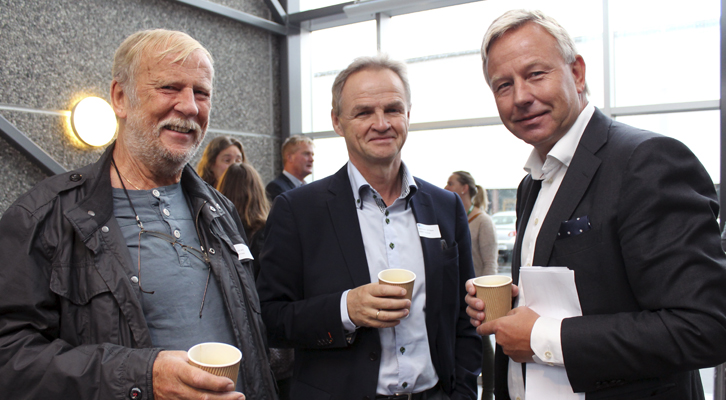 Bjørn Ove Børnes, Øystein Bredholt (SR Bank), Henning Hauso (VNR)