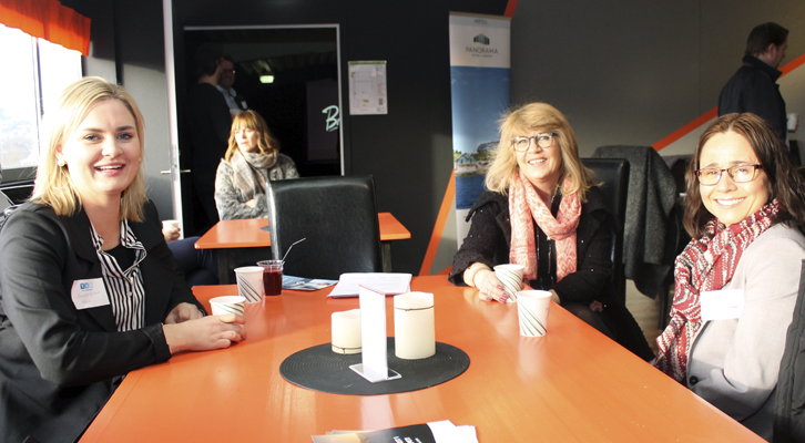 Benedicte Bjelland (Adecco), Linda M. Moen (Vex gruppen) og Tina Fardal (ACOS)