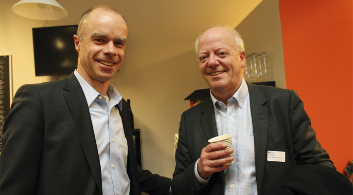 Fra høyre: Knut Morten Fjellstad (DNB Bank)