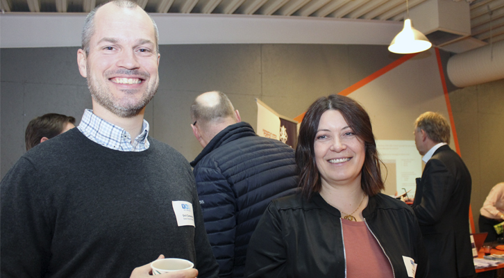 Emil Clemetsen og Kjersti Nordøy fra Statoil Sture & Kollsnes.