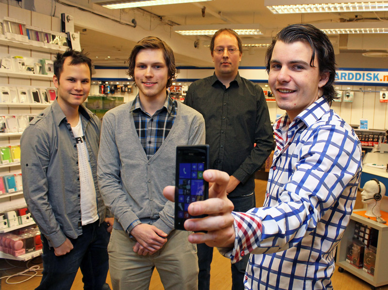 Eiere med vekstambisjoner (f.v.): Kim Kristiansen, Espen Søderstrøm, Jan Erik Sture og Erlend Valskog. Foto: vnr.no