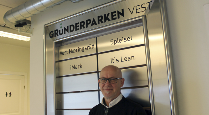 Trond Olsen, gründeren av iMark, har nå flyttet ut av Gründerparken Vest.