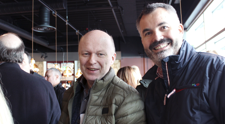 Jon Steinar Midlang (Glesvær Kafe) og John Ivar Halvorsen (DnB)