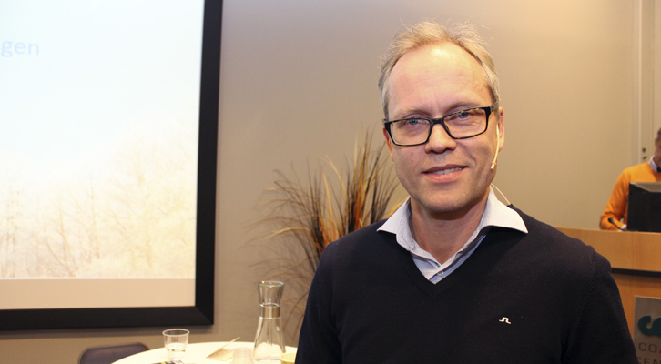 SPÅR GODE TIDER: Kyrre M. Knudsen, sjefsøkonom i SpareBank1 SR-Bank.