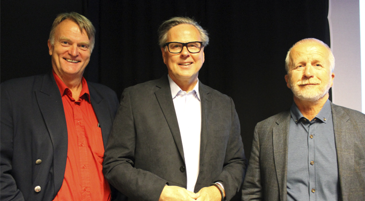 Fra venstre: Ove Trellevik, Ole Warberg og Willy Sørensen.