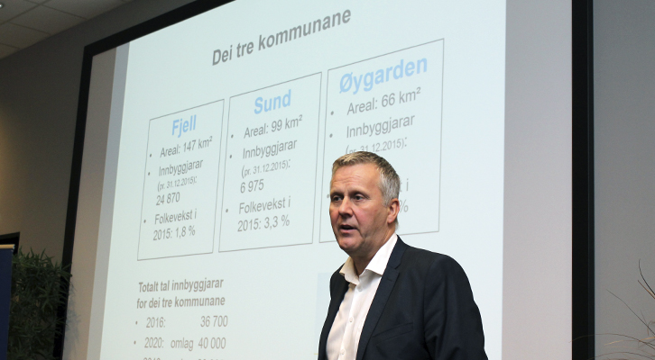 Prosjektleder for Nye Øygarden kommune, Paul J. Manger. 