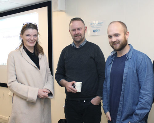 Rigmor Fardal (Forskningsrådet), Jone Engelsvold (RFF Vest) Øyvind Berge MobiFORSK og Kjartan Sandnes (Biomega)