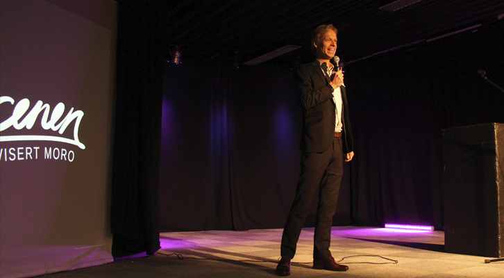 Thomas Skålnes, styreleder i VNR, åpnet Marstreffet. 