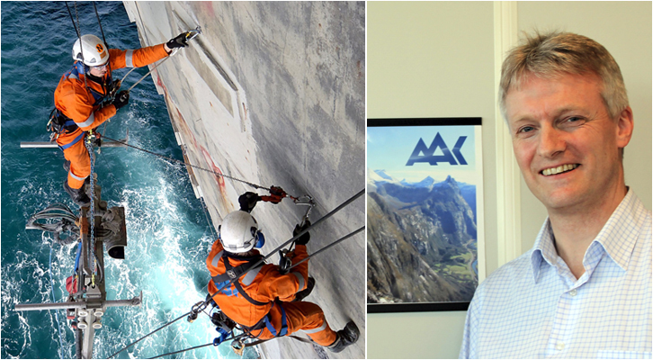 NYETABLERT SELSKAP PÅ STRAUME: AAK Energy Services (som snart blir Bergen Group AAK), og Torgeir Nærø, administrerende direktør.